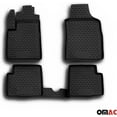 thumbnail image 4 of OMAC Floor Mats Fits Fiat 500 500C 2009-2015 Black | Front & 2nd Row Seat 3D Liner Set | All Weather Costum Fit Heavy Duty | Car SUV Automotive Accessories, 4 of 9