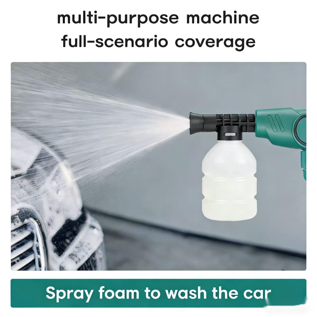 Cordless portable outdoor high-pressure cleaning machine, car washing machine, water gun, watering plant, floor cleaning tool, local warehouse delivery within 2 to 5 days