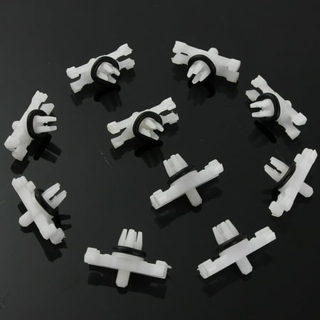 10PCS Top Roof Rain Gutter Moulding Trim Fastener mouldingtrim Clip For E46 (Best Material For Rain Gutters)