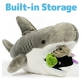 thumbnail image 4 of Prextex 15'' Plush Shark Stuffed Animal With 5 Piece Soft Stuffed Sea Animals Includes Octopus, Turtle, Stingray, Nemo Fish, and Blue Whale | Plushies, Stuffed Animal for Baby, 4 of 7