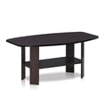 thumbnail image 3 of Furinno 11179DWN Simple Design Coffee Table, Dark Walnut, 3 of 6