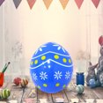 thumbnail image 4 of 13.8"x10.6" Easter Inflatable Outdoor Decorations, Blue Easter Inflatables Eggs Yard Decor Kids Toys Colorful Eggs Inflatable Easter Eggs Ornaments for Lawn, Garden, Party, 4 of 6