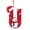 U, variant on Anhility Initials Christmas Ornaments for Tree 2D Acrylic Personalized Snowman Decorative Monogram Pendants with Santa Hat 26 Letters Christmas Hanging Decorations for DIY Crafts Xmas Home Decor, K