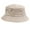 Beige, variant on Unisex Bucket Hat for Women Men 100% Cotton Denim Packable Summer Travel Beach Sun