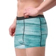 thumbnail image 2 of Naloa Teal Turquoise Wood Mens Underwear - Boxers for Men, Mens Boxer Briefs, Classic Briefs for Men-XX-Large, 2 of 5