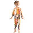 thumbnail image 3 of BZSMCE Unisex Pajama Set Snug-Fit Cotton Sleepwear Tropical Harmony Printed, 3 of 7