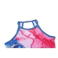 thumbnail image 3 of Oudiya Girls Gymnastics Leotards Sparkly Sleeveless Clasp Back Dance Leotard Unitards with Tumbling Shorts and Scrunchie, 3 of 5