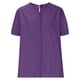 thumbnail image 4 of Camisas de Manga Corta para las Mujeres Casual V-Cuello Sólido Encaje Blusa Superior, Camisa de Verano de Moda para Diario Y Fiesta, 4 of 6