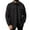 Black, variant on Mens Button Down Shirts Long Sleeve Solid Color Fashion Waffle Textured Shirt Jacket Fall Casual Lightweight Jacket