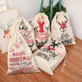 thumbnail image 5 of Christmas Santa Sack, 2PCS Personalized Santa Sack Bag Christmas Bag Santa Sack Canvas Bag, Large Size 26.8"x19.3", 5 of 6