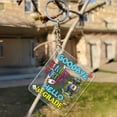 thumbnail image 3 of Back to School Pitbull Goodbye Kindergarten Hello 1st Grade Acrylic Keychain Terrier Dog Lover Collar Charm Tag Keyring - 02011, 3 of 5