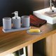 thumbnail image 3 of Accesorios de baño Modernos perfecl de plástico 5 piezas gris, 3 of 7