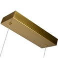 thumbnail image 4 of VONN Milano 39" ETL Certified Integrated LED Aluminum Chandelier - Antique Brass, 4 of 10