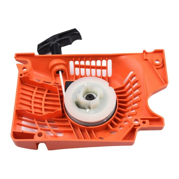 RichLink Chainsaw Recoil Starter Replacement Part for 45Cc 52Cc 58Cc Models, Compatible with 4500 5200 5800 Series, orange Pull Start Assembly