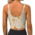 thumbnail image 4 of Picia Squirrel Animal Sports Bra for Women,Padded Strappy Sports Bras Medium Support Yoga Bra with Removable Cups,Running Yoga Bra-Medium, 4 of 9