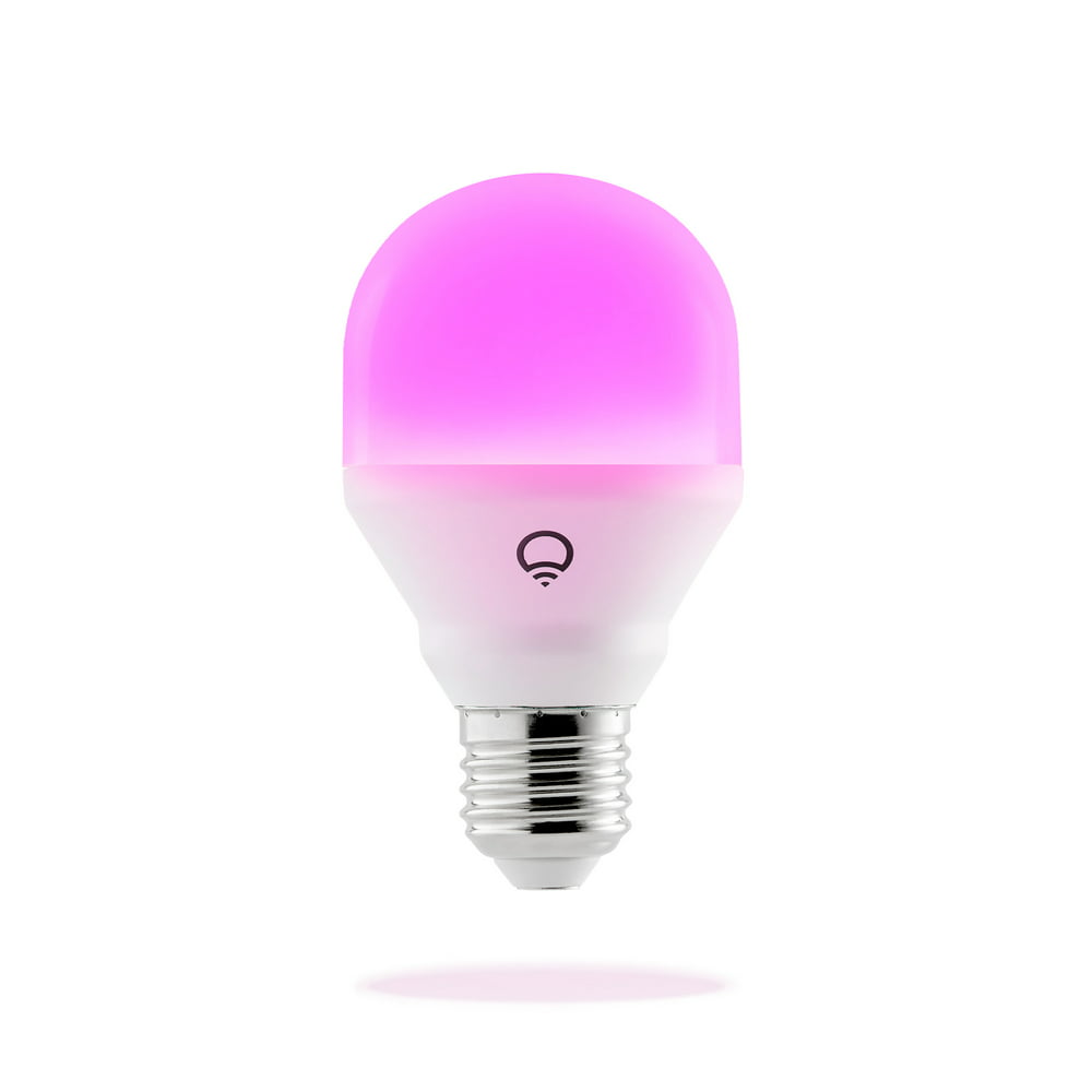 LIFX Mini A19 Smart Light Bulb, 60W Color LED, 1-Pack - Walmart.com