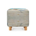 thumbnail image 2 of SCRAWLGOD Starfish Seashell Beach Print Square Footrest Stool Covers Stretch Ottoman Cover Washable Stretch Pouffe Cover Anti-Slip Foot Stool Slipcovers with Elastic Bottom, 2 of 7