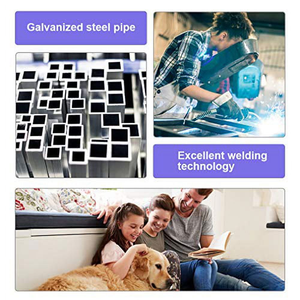 FDW 96 Inch Heavy Duty Outdoor Dog Kennel with Waterproof Cover