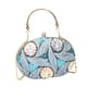 thumbnail image 5 of Bolso de mano para mujer, tipo clutch, con correa de cadena, tipo cartera, tipo cartera, para noche, para bailar Azul, 5 of 9