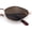 Gold Frame - Brown Lens, variant on Small Narrow Hexagonal Metal Sunglasses Hipster Sunglasses / Gold - Brown