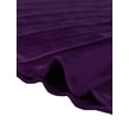 thumbnail image 5 of INSPIRE CHIC Women's High Elastic Waist Swing Flare Hem Velvet Pleated Skirt XL Dark Purple, 5 of 6
