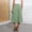 Mint Green, variant on Summer Skirt For Women Soft Adjustable Drawstring Waist Long Skirts Solid Color Casual Loose Skirts With Side Pockets