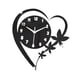 thumbnail image 4 of Reloj de pared acrílico decorativo, adorno de moda, regalo, silencioso, sin tictac, simple y creativo. Negro, 4 of 9
