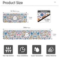 thumbnail image 3 of Yayeee Faucet Mat for Kitchen Sink 30" Diatomite Long Splash Guard Pad, Doodle Pattern, 3 of 7
