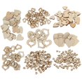 thumbnail image 3 of Heart Cutouts, Two Different Styles 4 Different Sizes   Strong Durable Wooden Hearts Multifunctional  For Wedding Decoration For DIY Crafts, 3 of 8