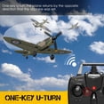 thumbnail image 4 of 2.4G 4CH Remote Control Airplane Spitfire 761-12 Aircraft RC Toys EPP Foam Glider 6-Axis 400mm Wingspan, 4 of 11