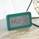 thumbnail image 1 of Reloj despertador digital con pantalla LCD, termómetro, higrómetro, monitor digital de temperatura y humedad, alarma con función de repetición y reloj inteligente, calendario y reloj electrónico., 1 of 6