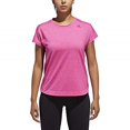thumbnail image 1 of ADIDAS Climalite DH3671 Jacquard TEE Shirt TOP Real Magenta Pink ( S ), 1 of 1