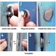 thumbnail image 5 of 10pcs Curtain Magnets Closure, Curtain Weights Magnets With Back Tack, Prevent Lights From Leaking Button, 5 of 5