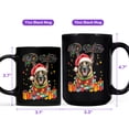 thumbnail image 4 of Merry Christmas Santa Belgian Malinois Scarf Twinkling Lights Xmas Holiday Mug Sheepdog Dog Lover Gifts Coffee Tea Cup - 00022, 4 of 4