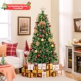thumbnail image 2 of Costway 6 FT Christmas Tree Artificial Xmas Tree with 8 Lighting Modes 64 Warm LED Lights, 2 of 10