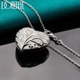 thumbnail image 2 of CJie-collar con colgante de corazón de Plata de Ley 925 con circonita AAA, cadena de 16-30 pulgadas para mujer, joyería con dijes de boda a la moda, 2 of 2