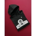 thumbnail image 3 of Couple Of Astronauts On The Moon Hoodie Women -Image by Shutterstock, Female Small, 3 of 4