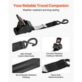 thumbnail image 6 of Motorcycle Tie Down Kit with S Hook 1649 lbs Break Strength 550 lbs Working Load for Trailers Boats Snowmobiles, 6 of 6