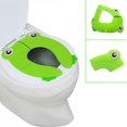 thumbnail image 3 of Portable Potty Training Seat Folding Travel Potty Toilet Seat Non Slip, 3 of 5