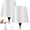 2Pack White, variant on 2025 New Wireless Bottle Lamp - LED Bottle Lights for Liquor & Wine Bottles, Cordless Lampshade, Whiskey Bottle Top Light, Bottle Stopper Night Light Kit, Rechargeable 3-Tone Touch-Dimmable