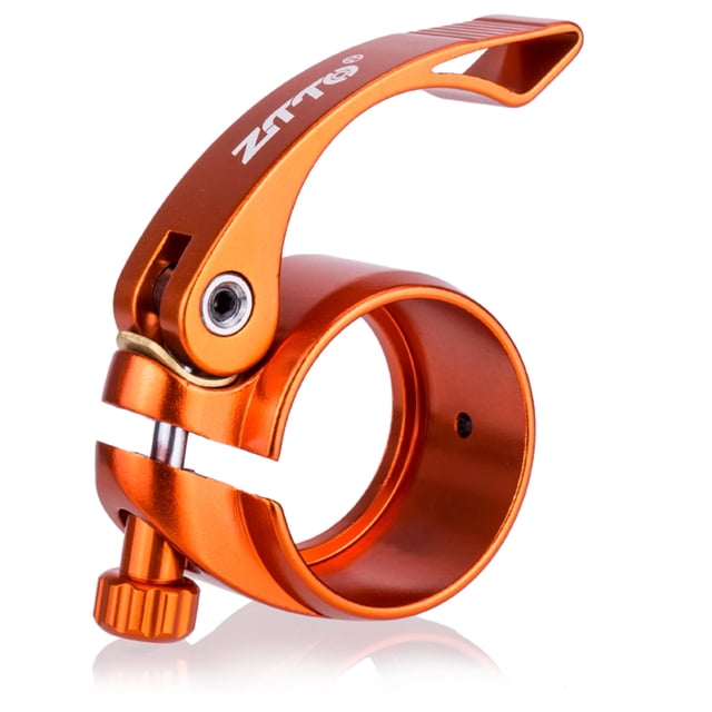 ZTTO ZTTO 39.8mm Orange Bicycle Seatpost Clamp with Secure Fastening