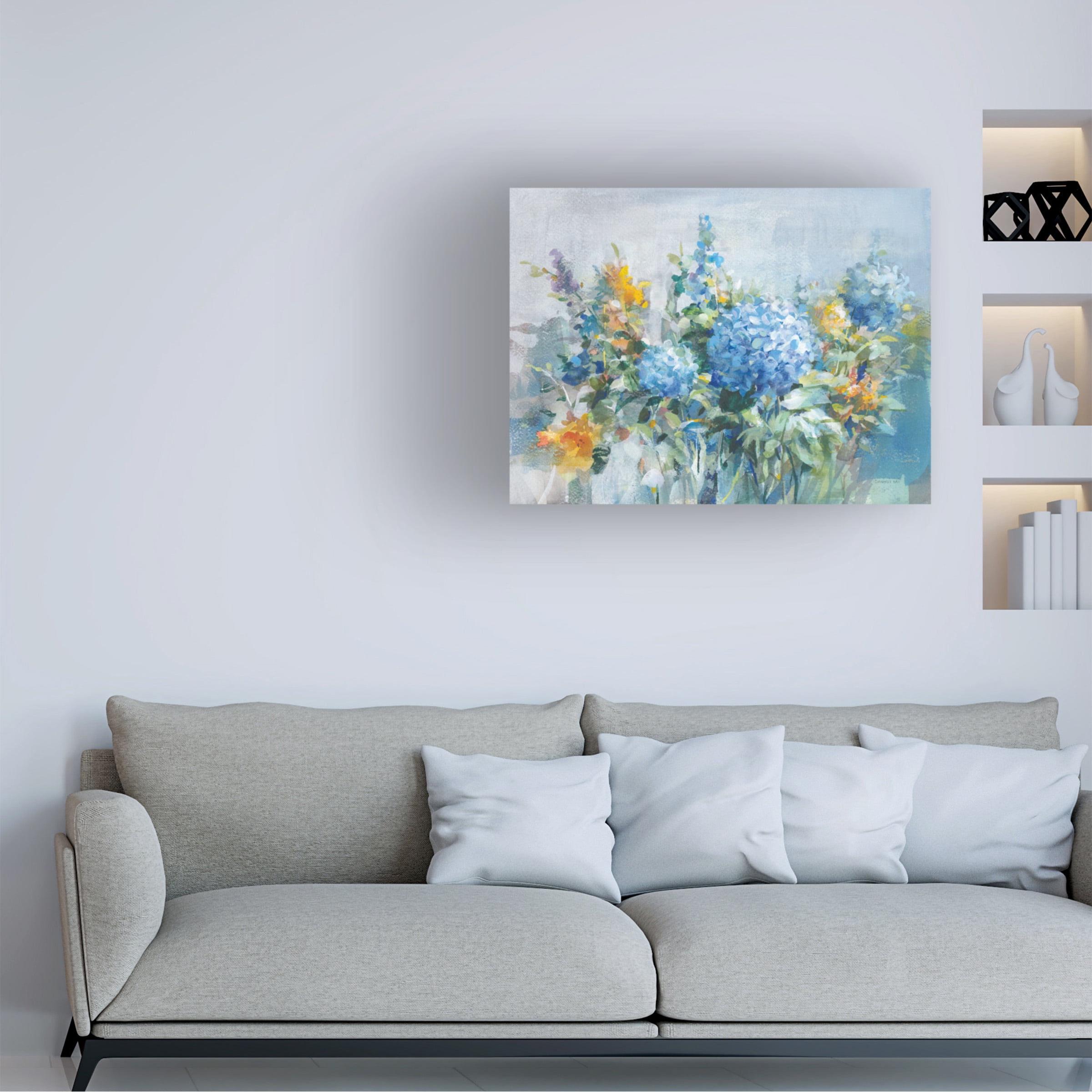 Danhui Nai 'August Garden' Canvas Art