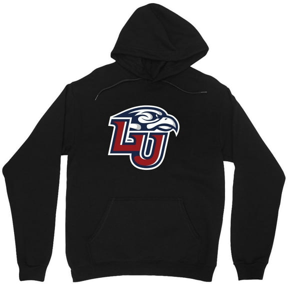 Liberty Flames University College Sports Team Logo Graphic Fan Apparel - Daily Wear Essential M274 Unisex Hoodie, Up to Size 5XL