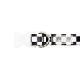 thumbnail image 3 of Oodles Polyester Checkerboard Adjustable Fashion Dog Collar, Multi-Colored, Large, 3 of 9