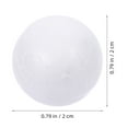 thumbnail image 2 of COSMOBETTY 50Set Small White Balls Polystyrene For Christmas Tree Ornaments And Festive Occasions, 2 of 8