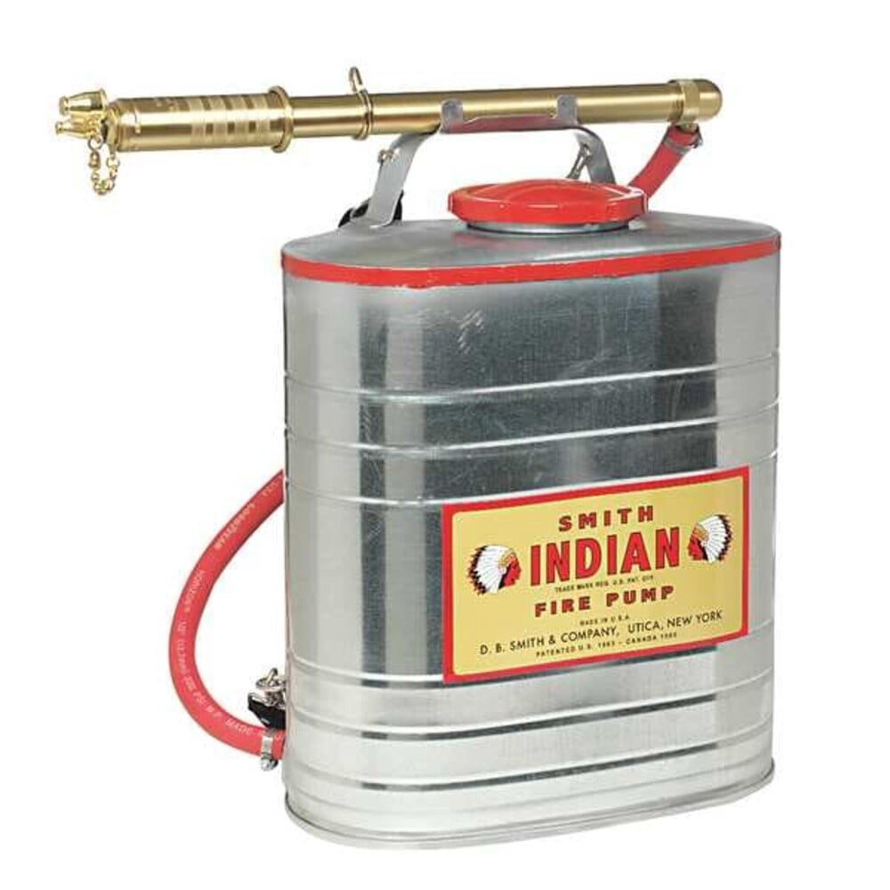 Fire Pump with Smith Pump, Galvanized Steel, 30" L Hose, 18 in L Wand 179014-1