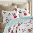 thumbnail image 5 of Levtex Home Christmas Gnomes Microfiber Quilt Set, King - Reversible, 5 of 7