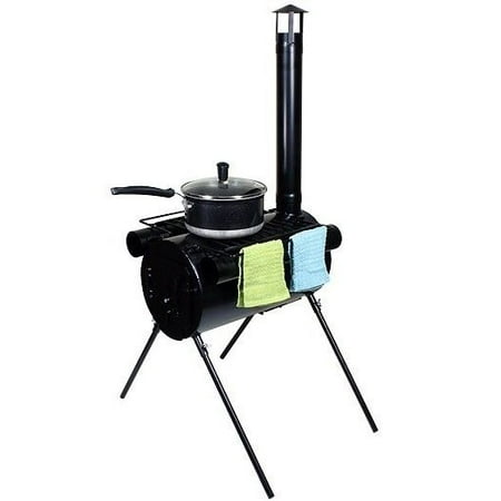 Calhome Portable Military Camping Hiking Hunting Ice Fishing Cook Wood Stove Tent (Best Way To Cook Bacon On Stove)