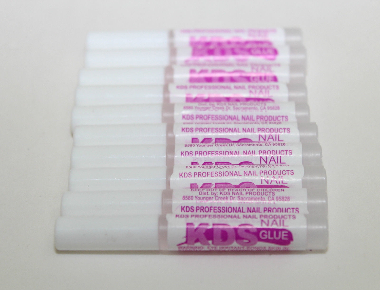 KDS Nail Glue Adhesives Bond Acrylic Tips - 10 ct