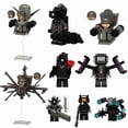 thumbnail image 1 of SparkBricks Set de 9 Figuras de Gente Mecánica TV Hombre Bloques de Construcción – Mini Figuras de Acción de 4.5cm, Juguetes de Anime Interactivos para Niños, 1 of 10